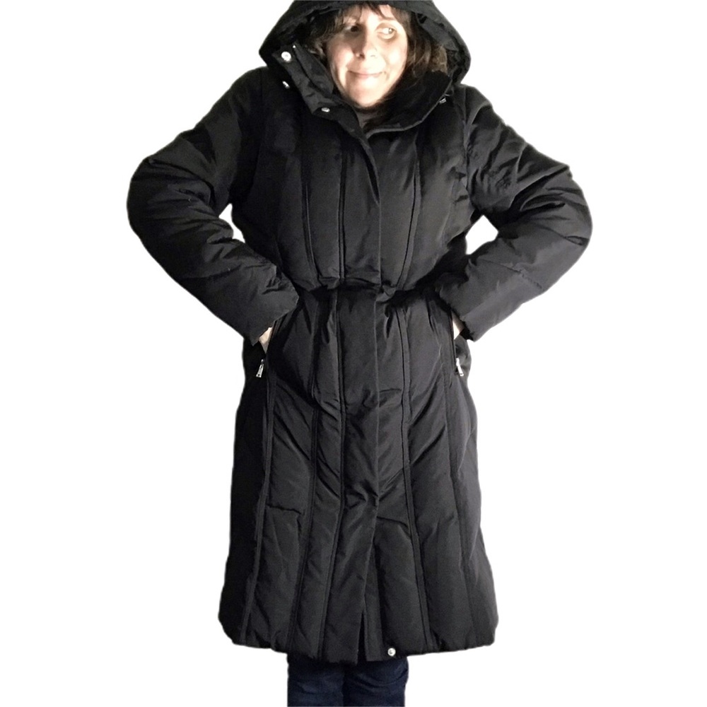 Calvin Klein Duck Down Maxi Hooded Puffer Jacket